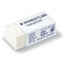 GOMA DE BORRAR RASOPLAST (33X16X13 MM) STAEDTLER 526 B40 (MIN40) (Espera 4 dias)